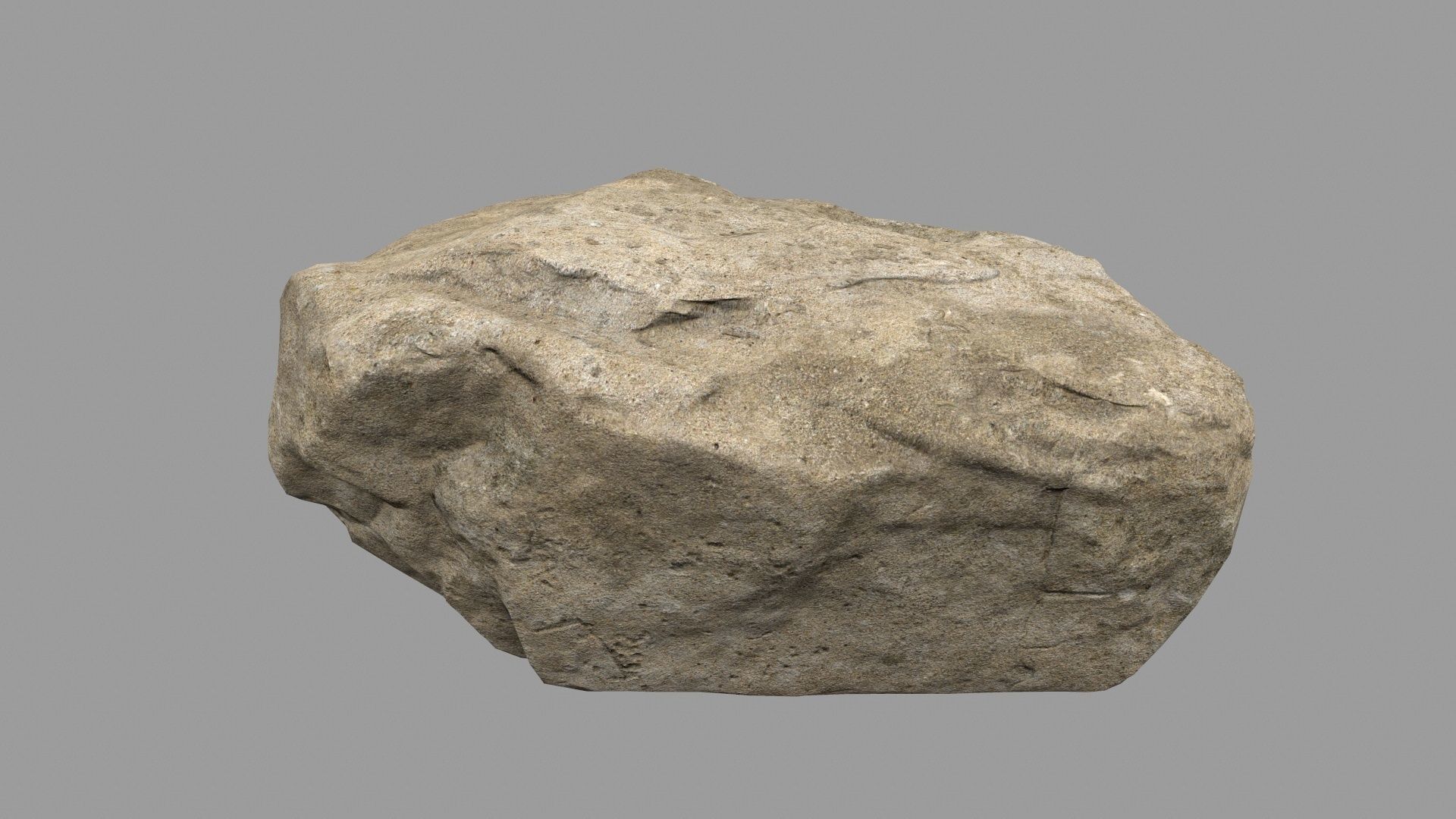 rocks rock Low-poly 3D model_4