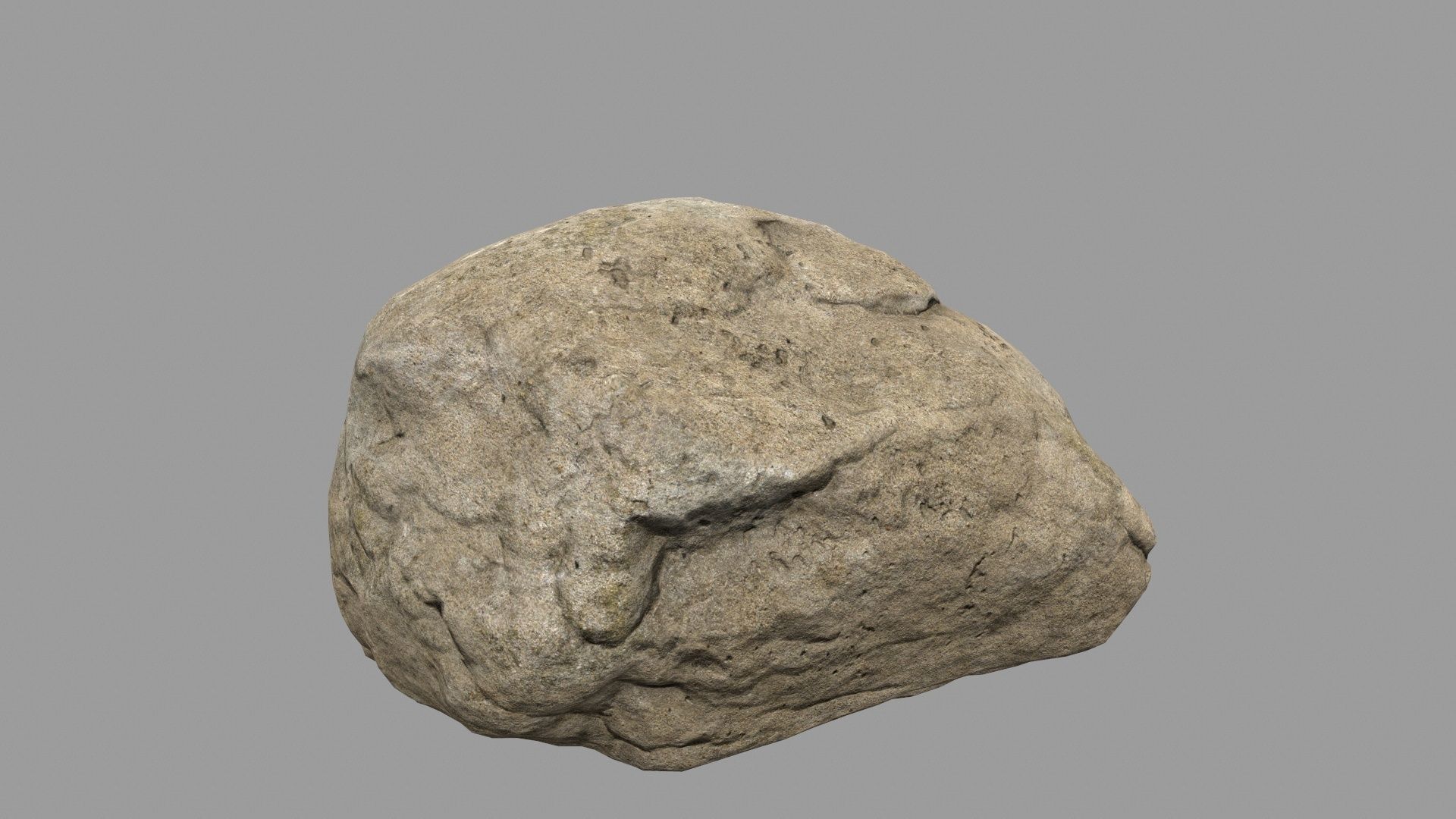 rocks rock Low-poly 3D model_7