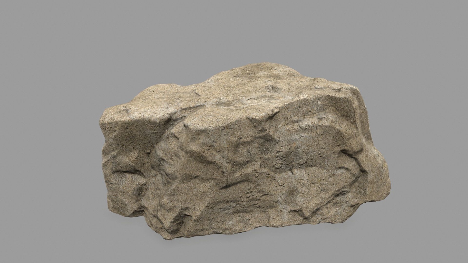 rocks rock Low-poly 3D model_23