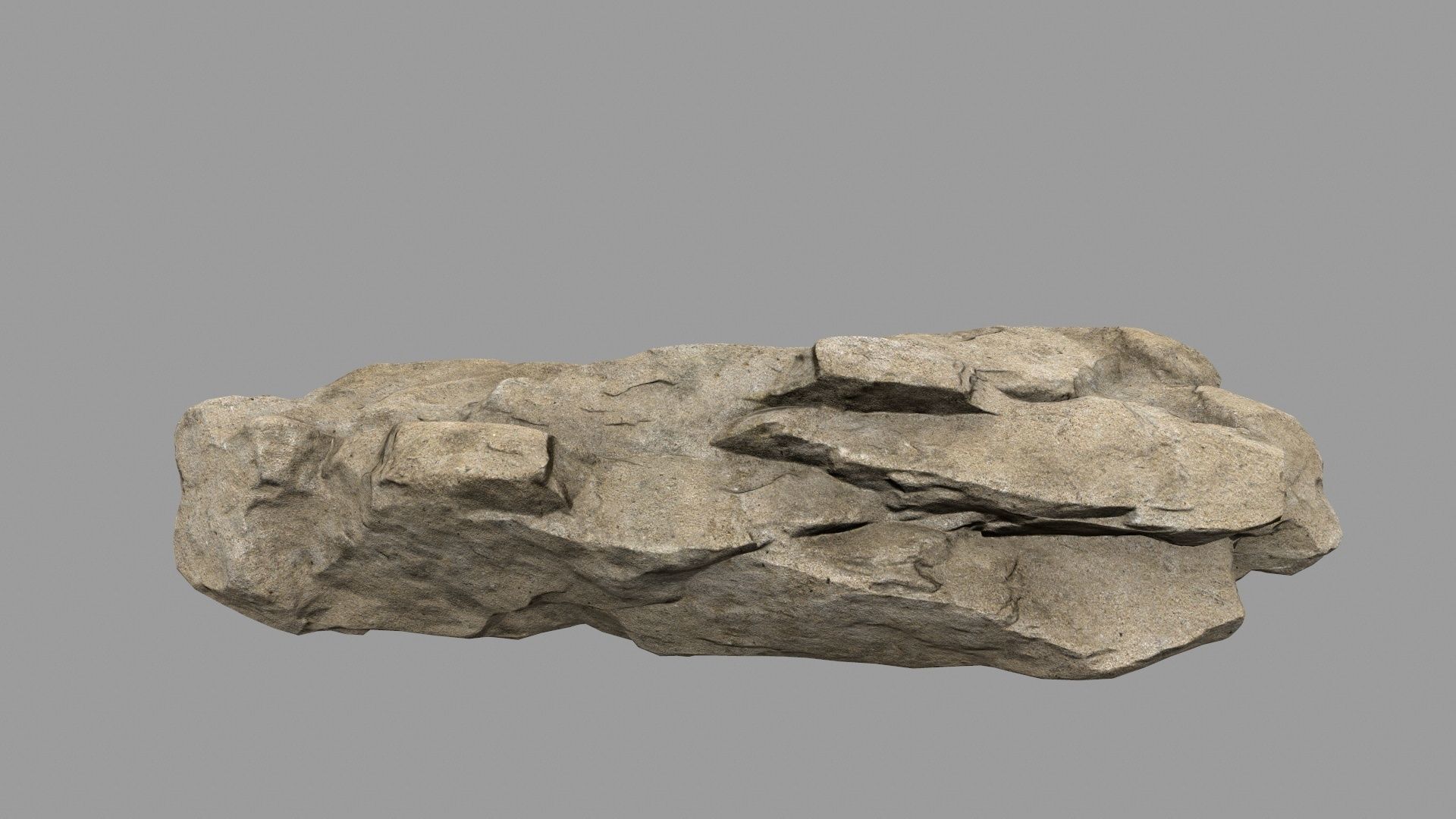 rocks rock Low-poly 3D model_20