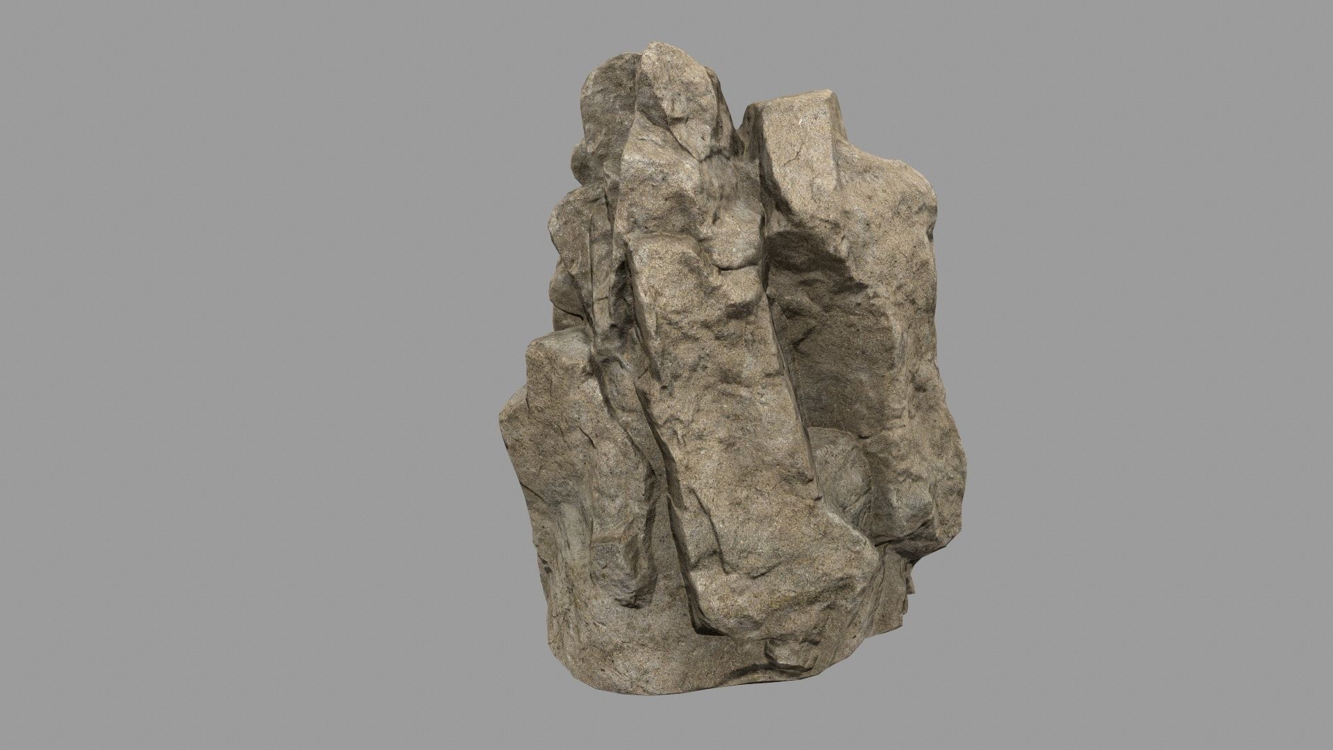 rocks rock Low-poly 3D model_18