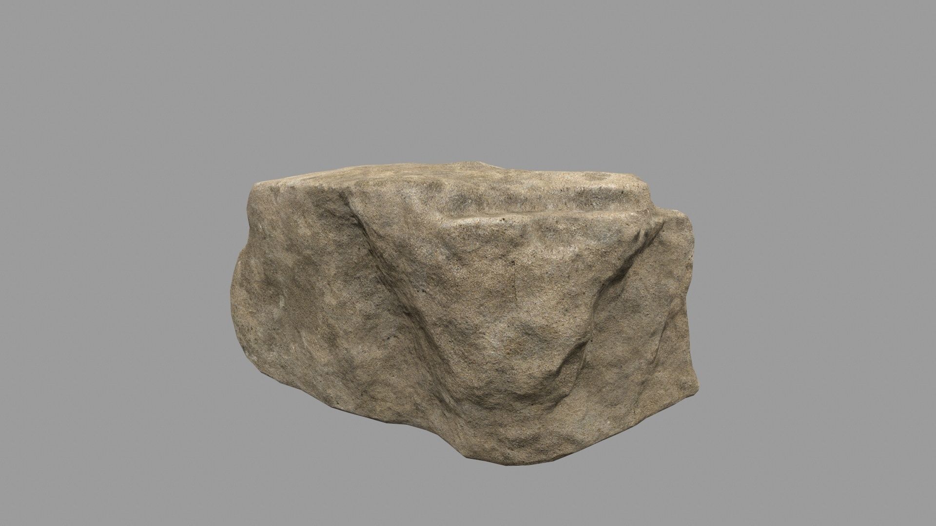 rocks rock Low-poly 3D model_9