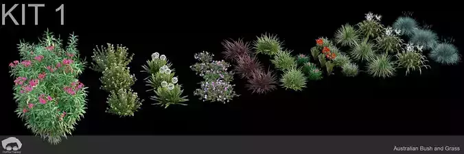 Australian Bush and Grass kit 1