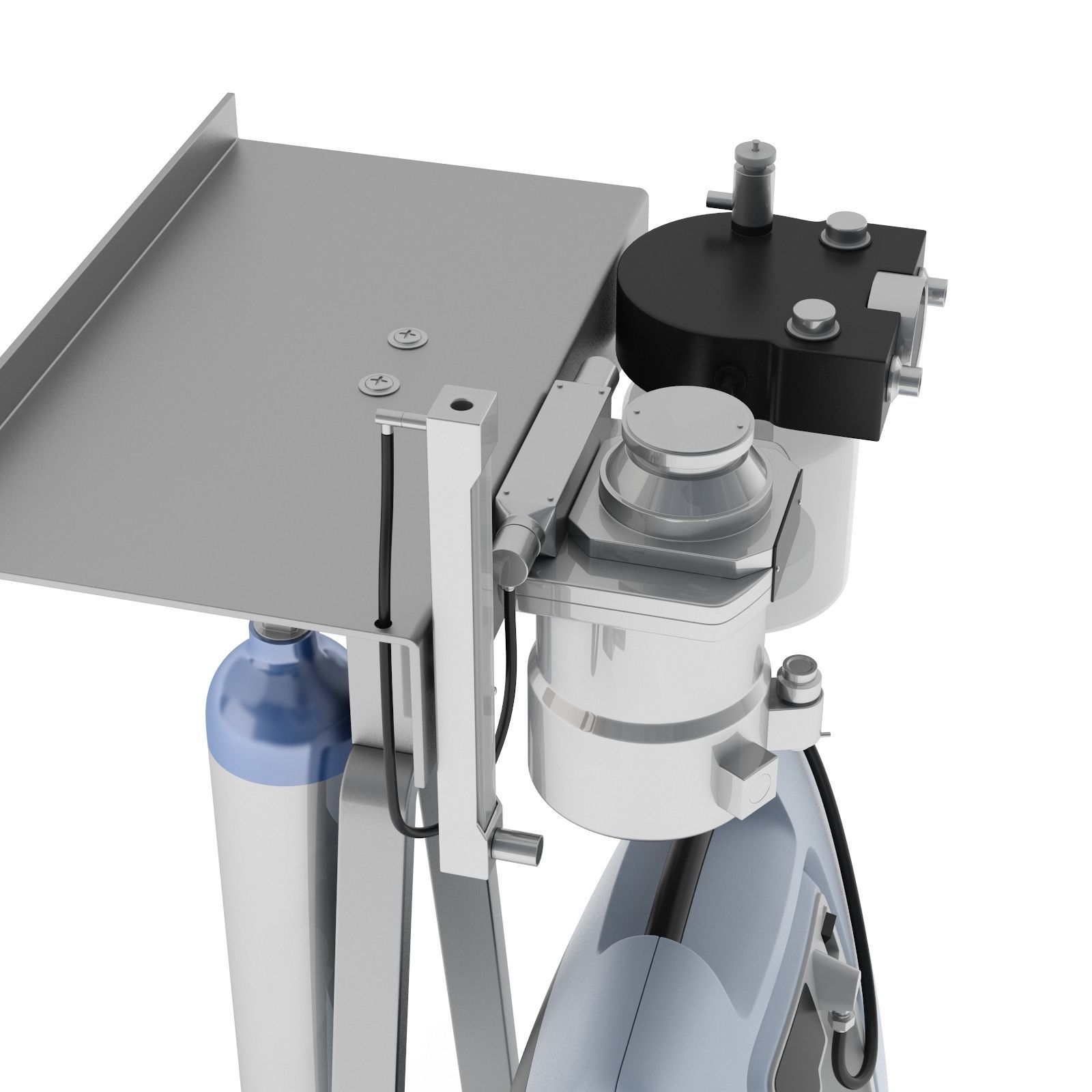 Medical Oxygen Tank 3D model_5