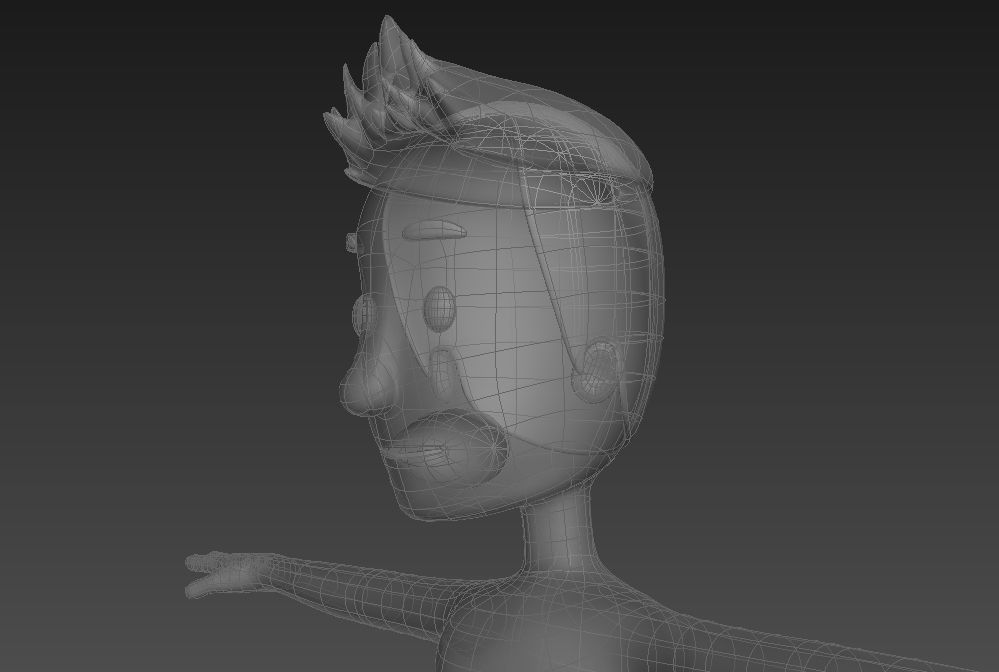 CartoonMan018 BeachMan 3D model_23