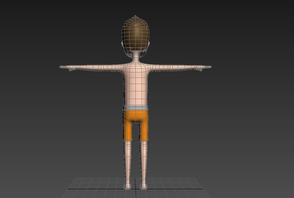 CartoonMan018 BeachMan 3D model_21