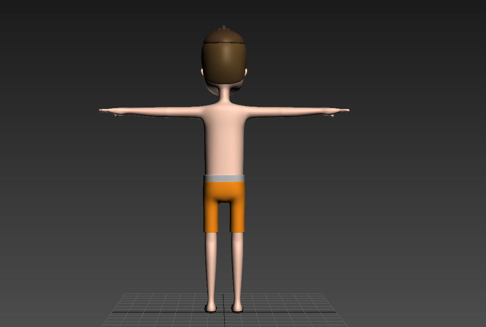 CartoonMan018 BeachMan 3D model_20