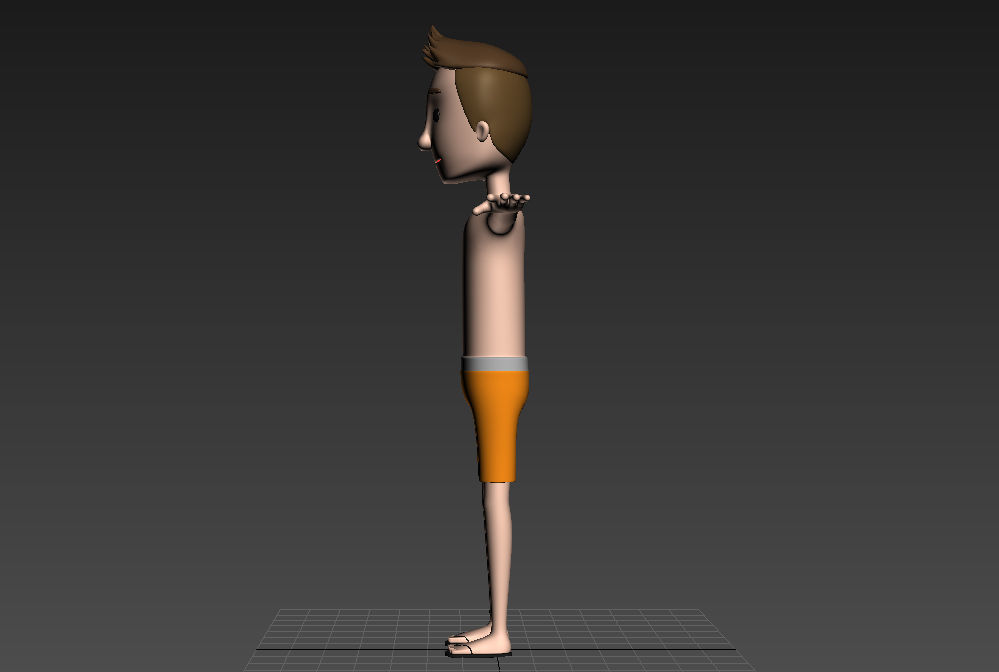 CartoonMan018 BeachMan 3D model_18