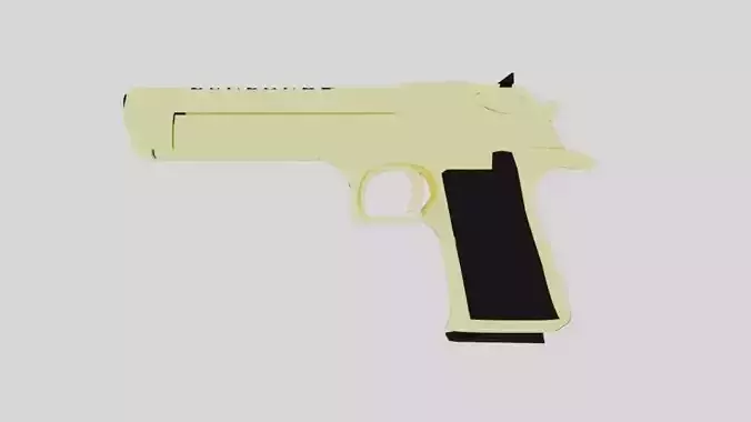 Desert Eagle Free low-poly 3D model