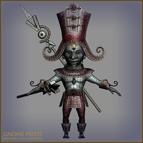 GNOMES ARMY Low-poly 3D model_18