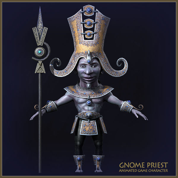 GNOMES ARMY Low-poly 3D model_13