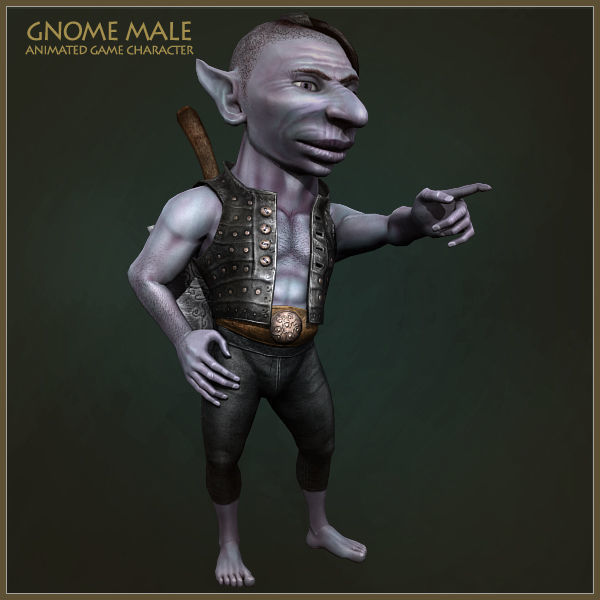 GNOMES ARMY Low-poly 3D model_26