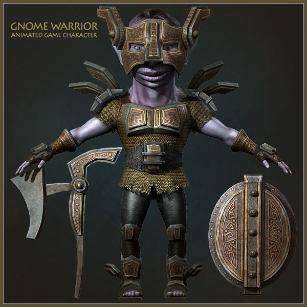 GNOMES ARMY Low-poly 3D model_21