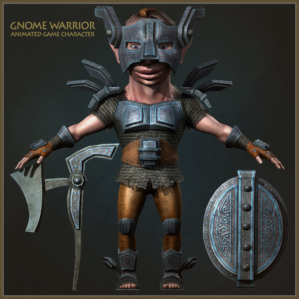 GNOMES ARMY Low-poly 3D model_20