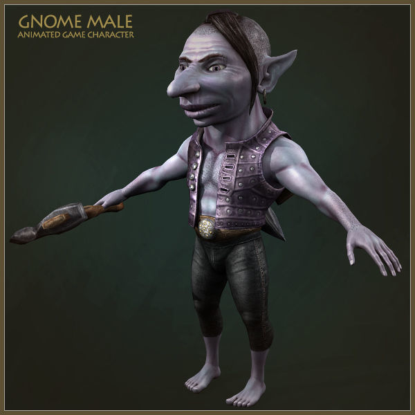 GNOMES ARMY Low-poly 3D model_25