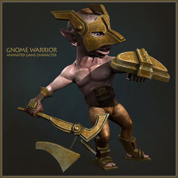 GNOMES ARMY Low-poly 3D model_22