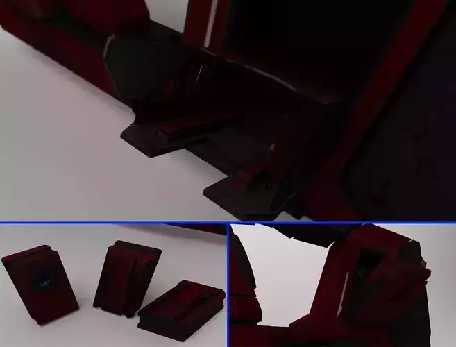 concept gun DRX F3 3D model