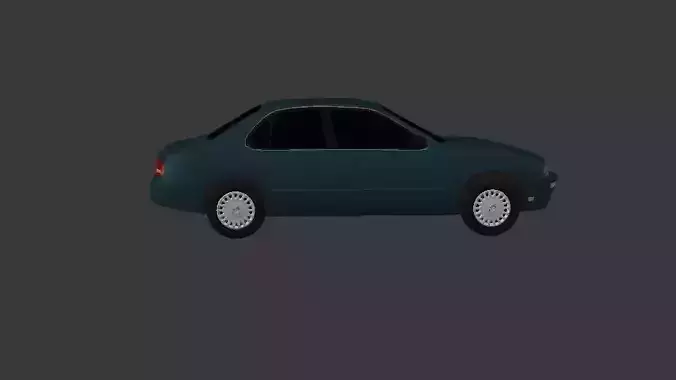 1995 Nissan Altima Low-poly 3D model