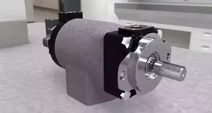 Pump Parker - T6DCCM Free 3D model