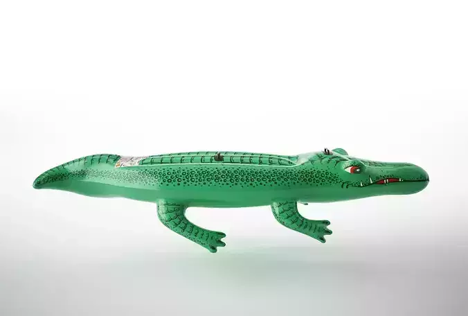 inflatable crocodile