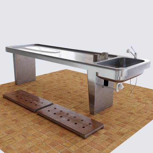 The table of the pathologist 3D model