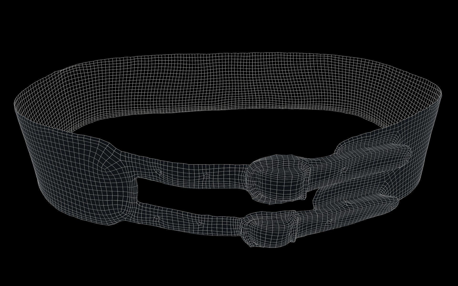 Belt 13 Low-poly 3D model_6
