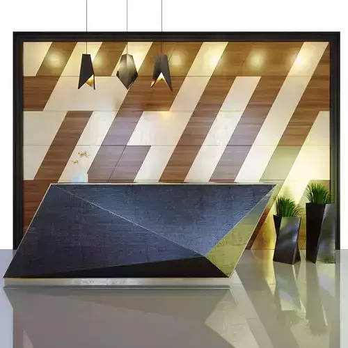 Reception modern desk design