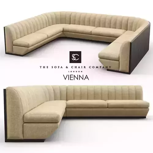 VIENNA Modular Banquet Seating 3D model