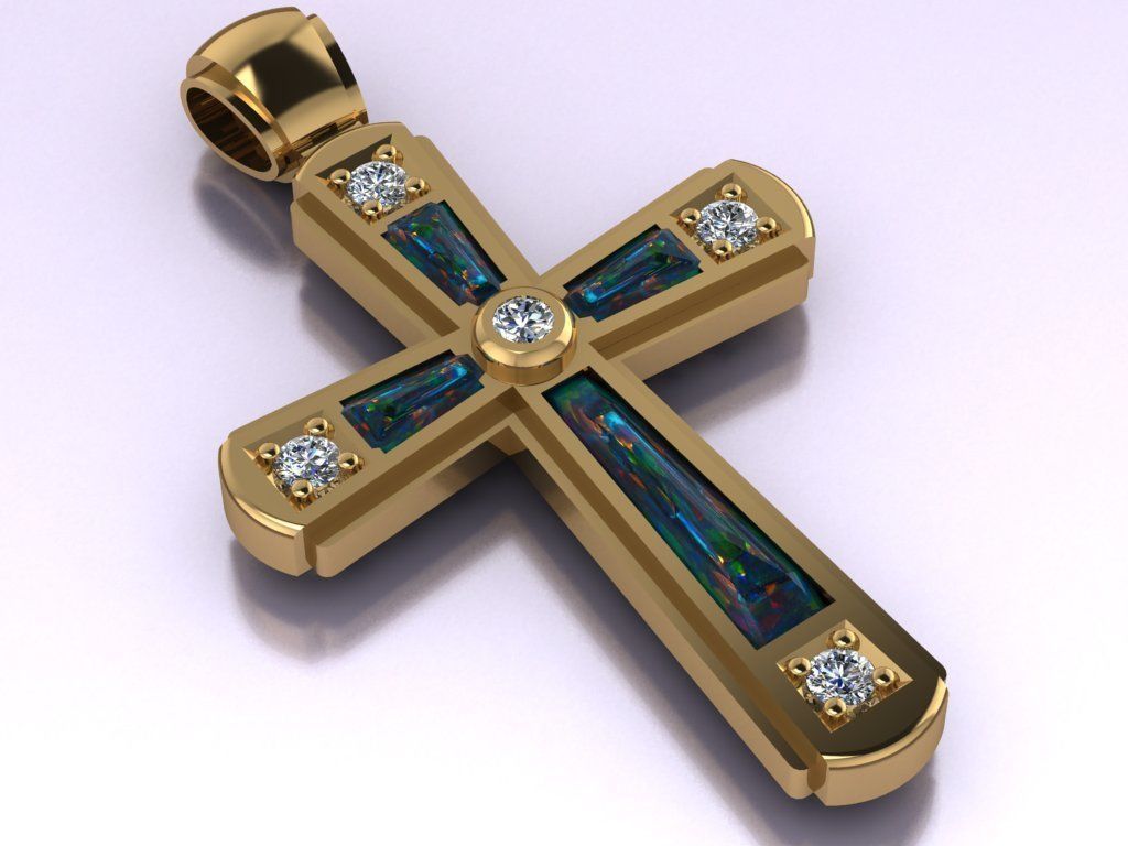 Cross  christian  3D print model_4