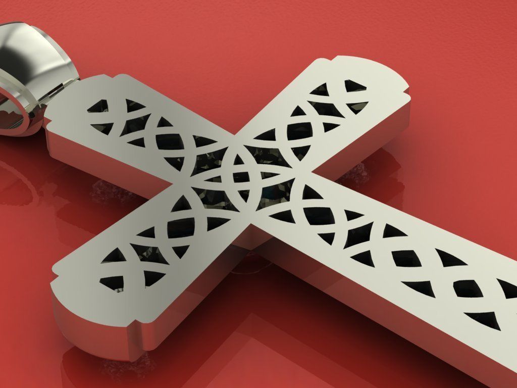 Cross  christian  3D print model_7