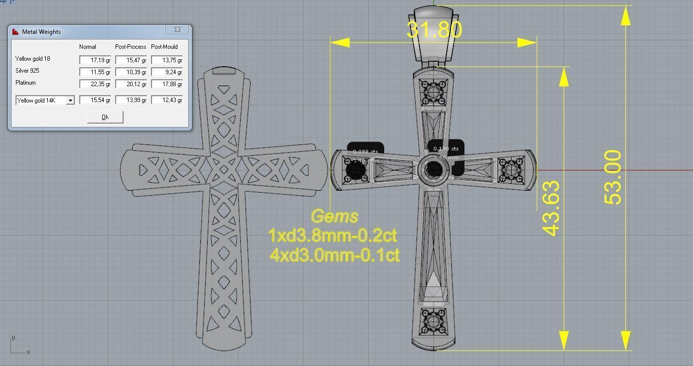 Cross  christian  3D print model_8