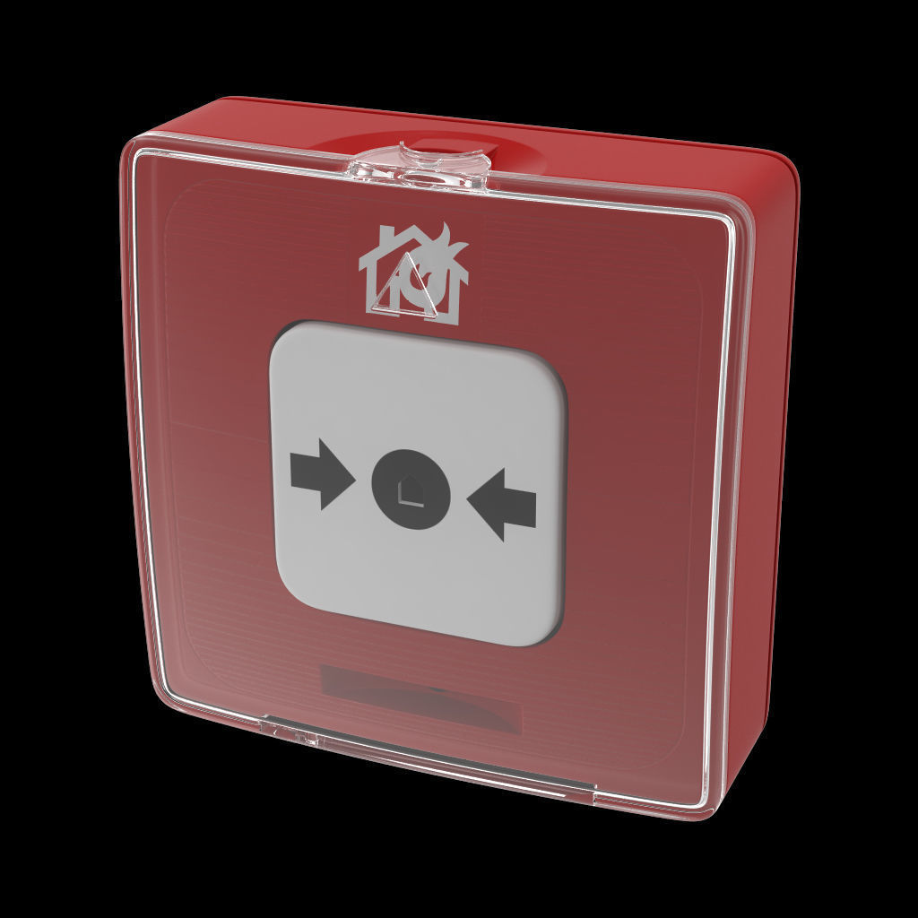Fire alarm Set 3D model_11