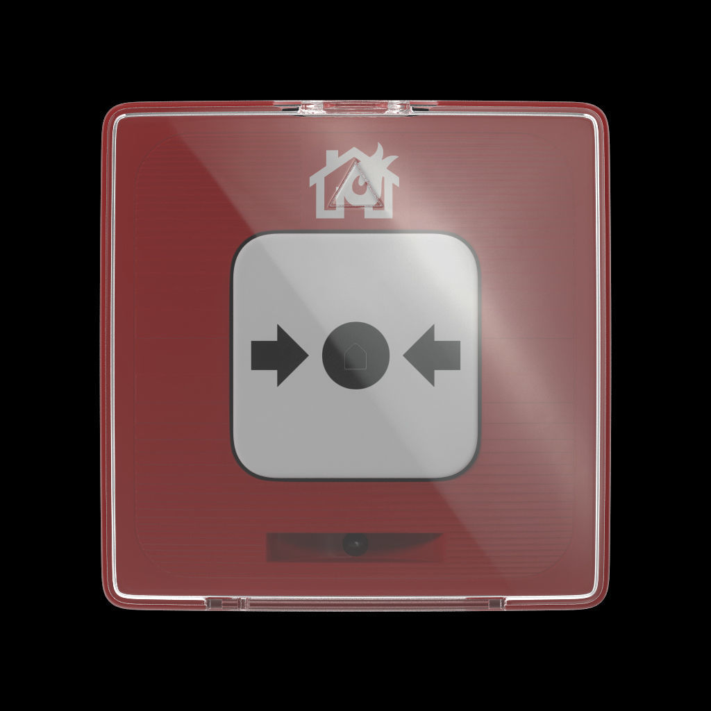 Fire alarm Set 3D model_15