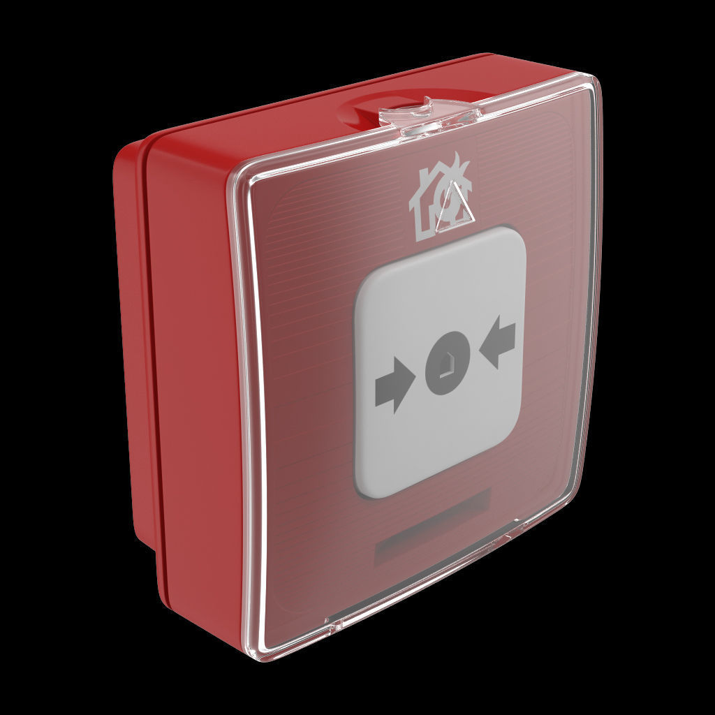 Fire alarm Set 3D model_12