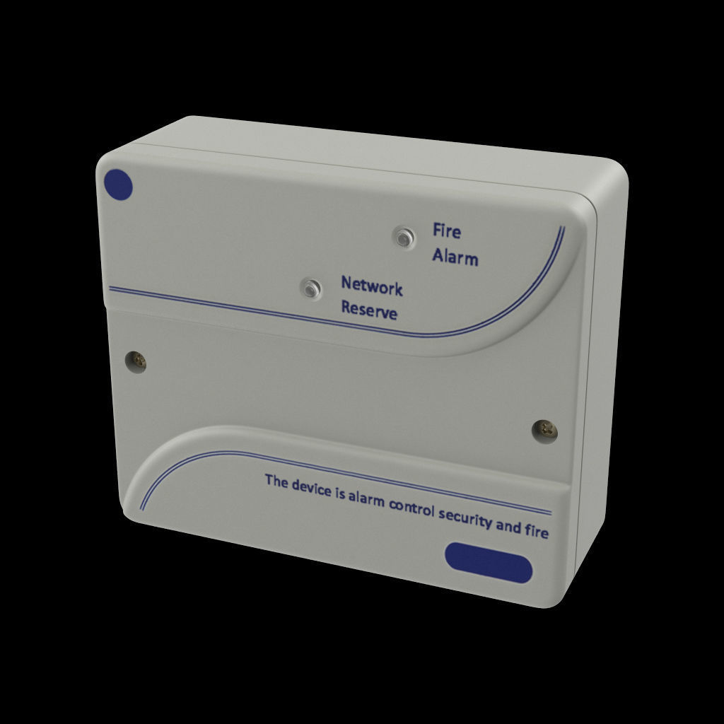 Fire alarm Set 3D model_38