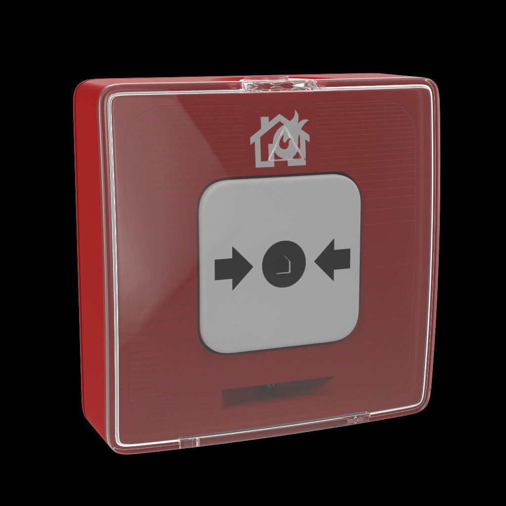 Fire alarm Set 3D model_13