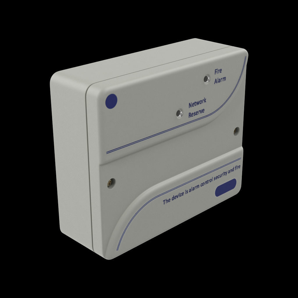 Fire alarm Set 3D model_39