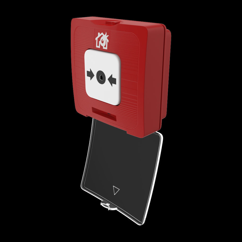 Fire alarm Set 3D model_16
