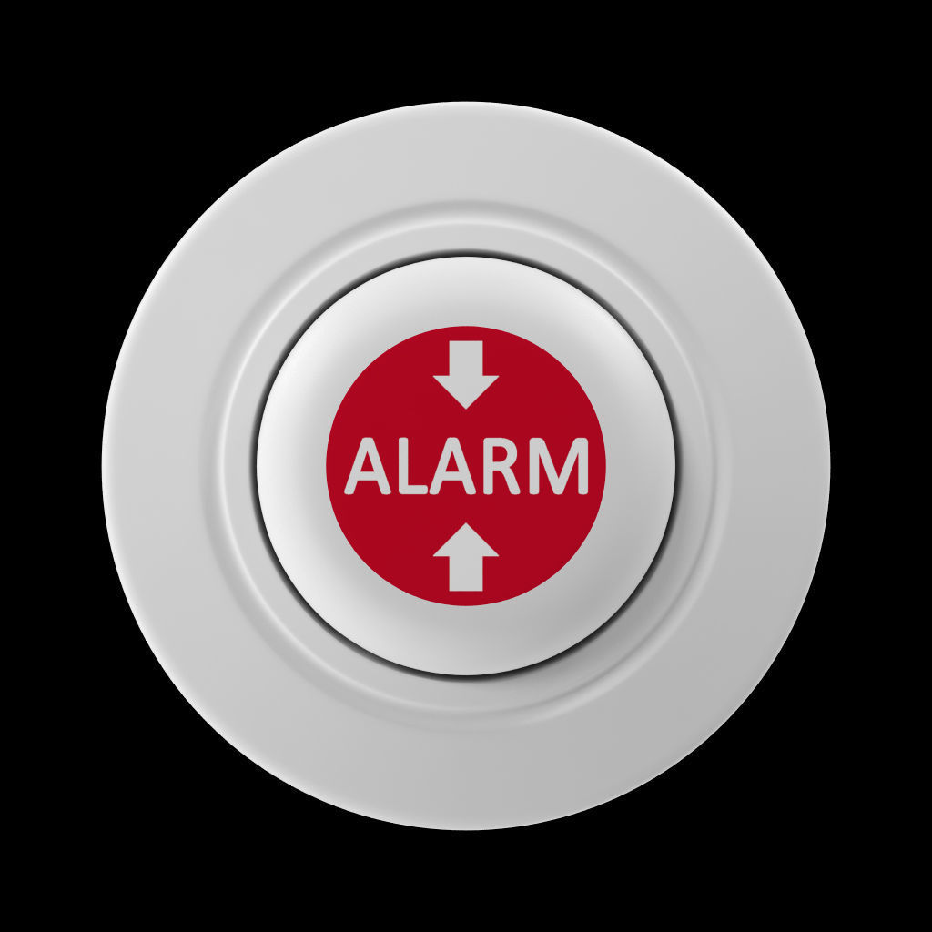 Fire alarm Set 3D model_36