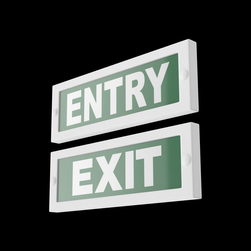 Fire alarm Set 3D model_43