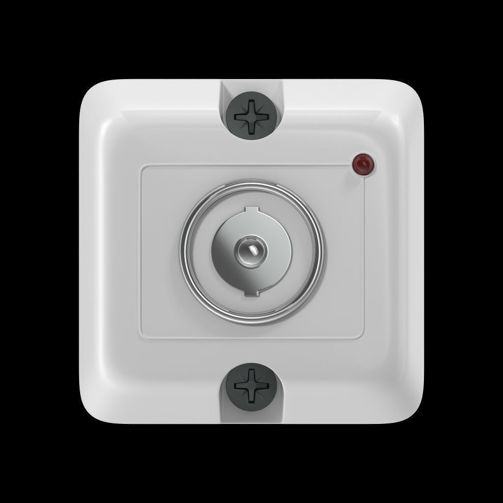 Fire alarm Set 3D model_34