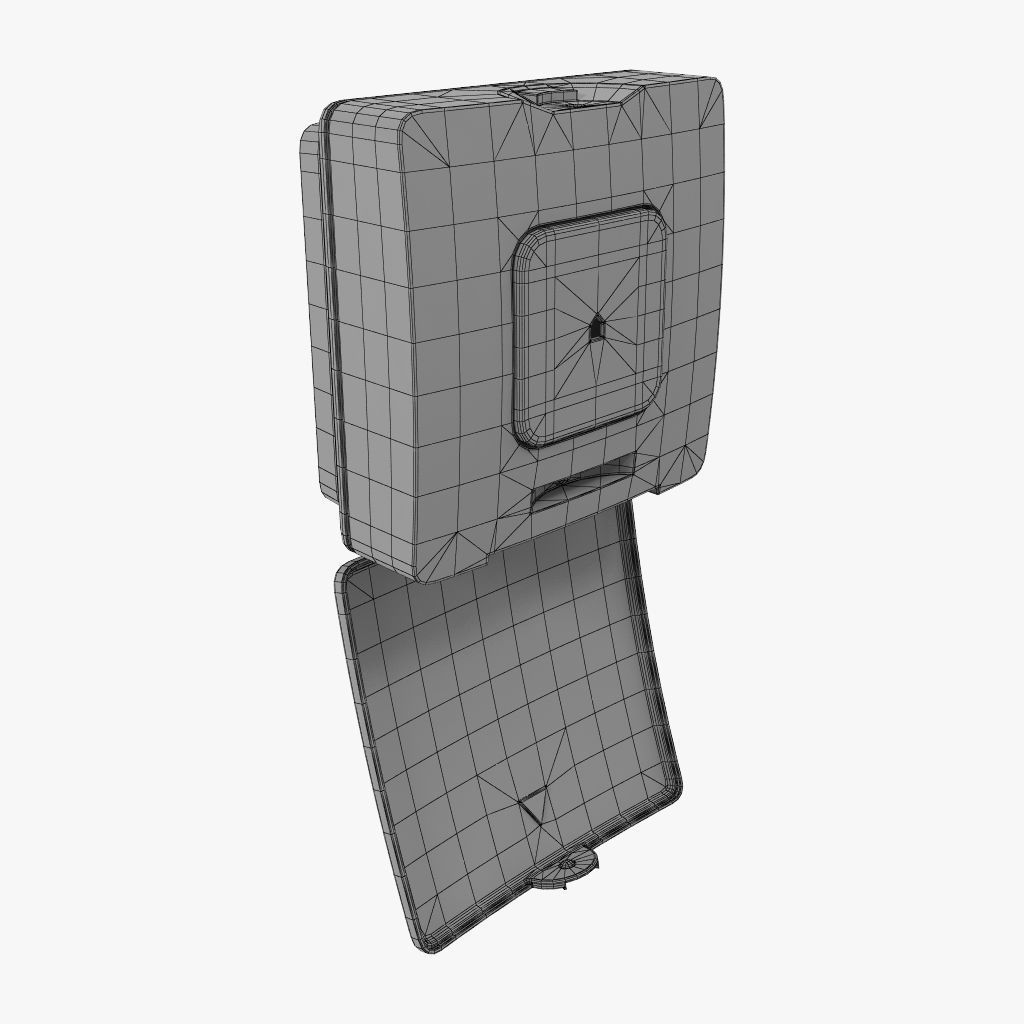 Fire alarm Set 3D model_69