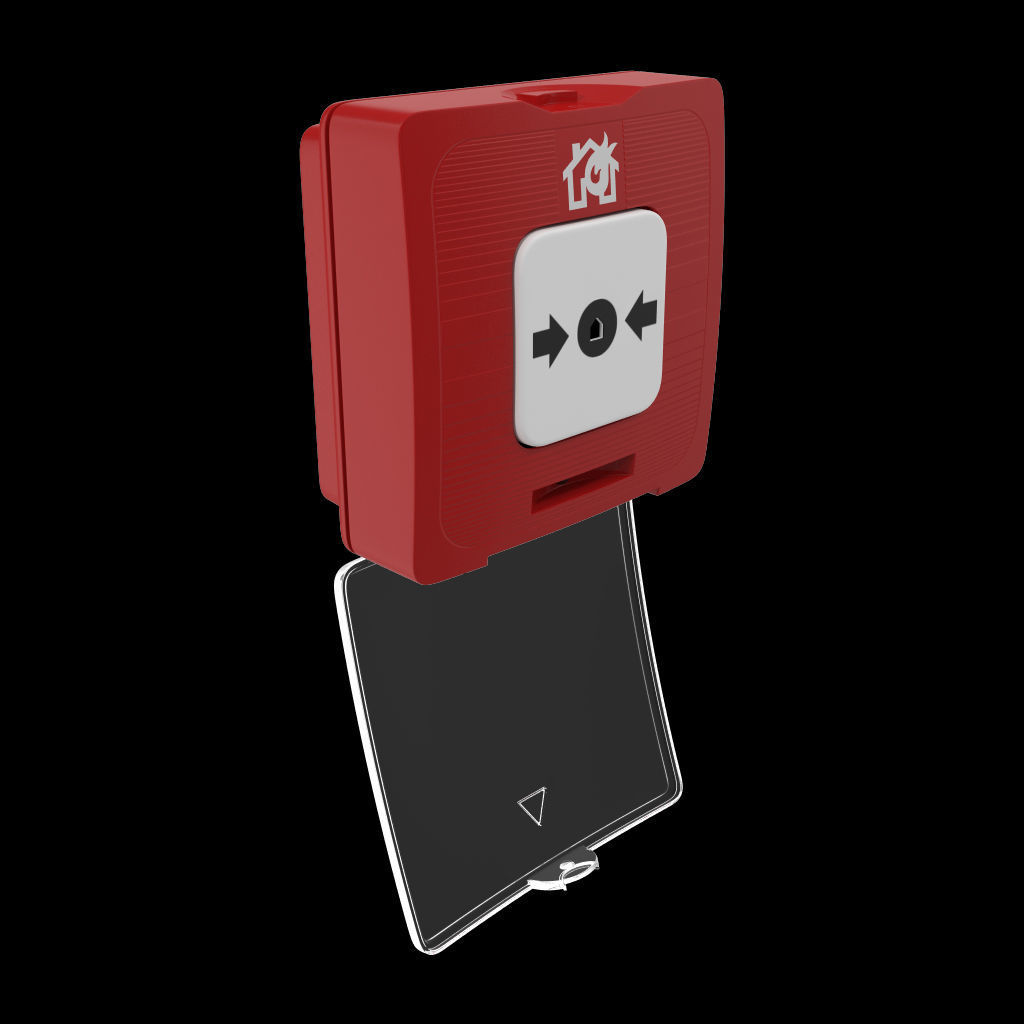 Fire alarm Set 3D model_17