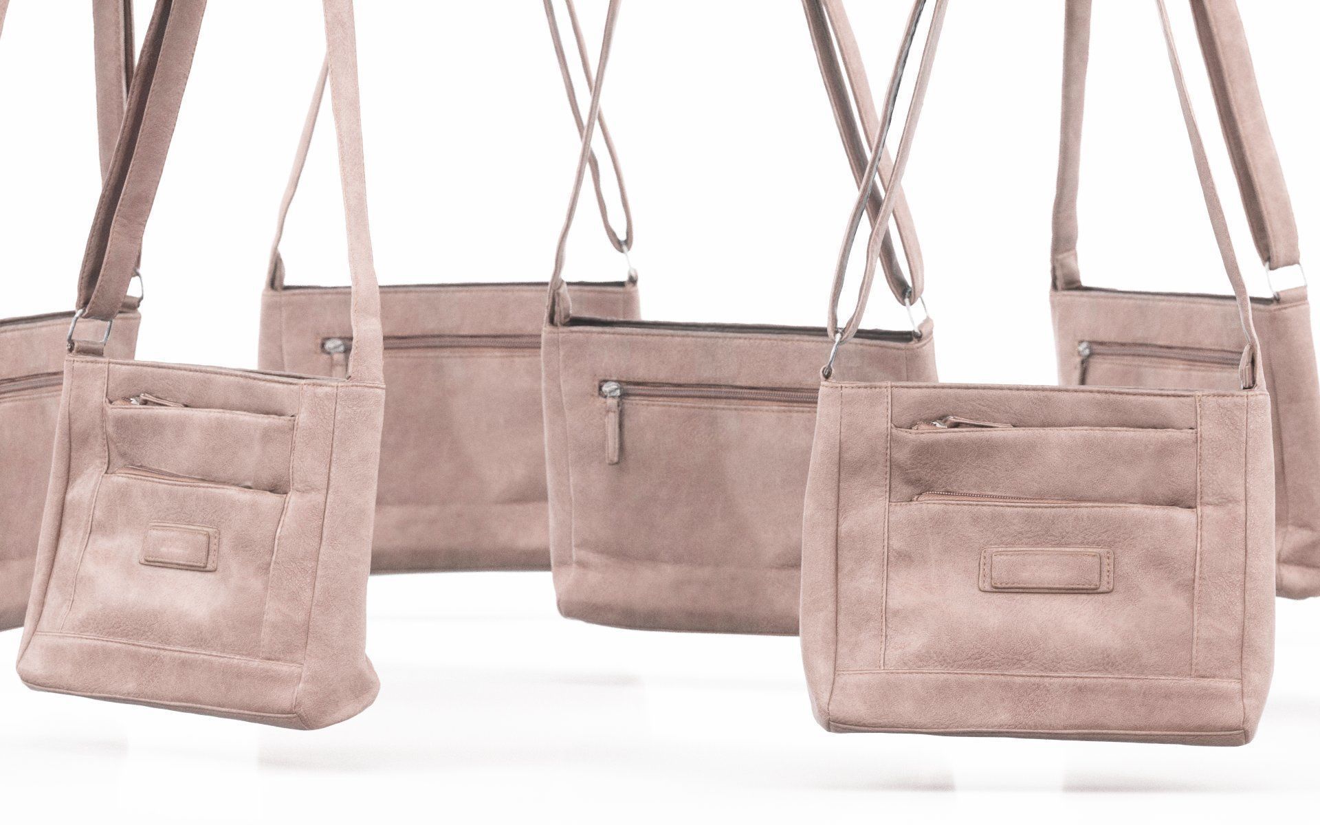 Pink Leather Shoulderbag Low-poly 3D model_2