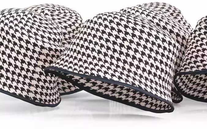 Houndstooth Hat