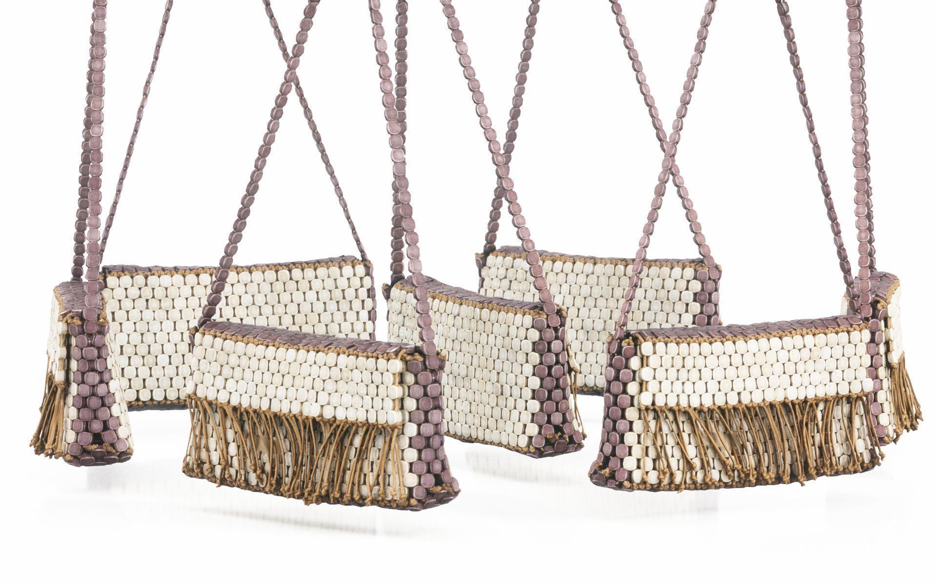 Decorated Handbag Low-poly 3D model_3