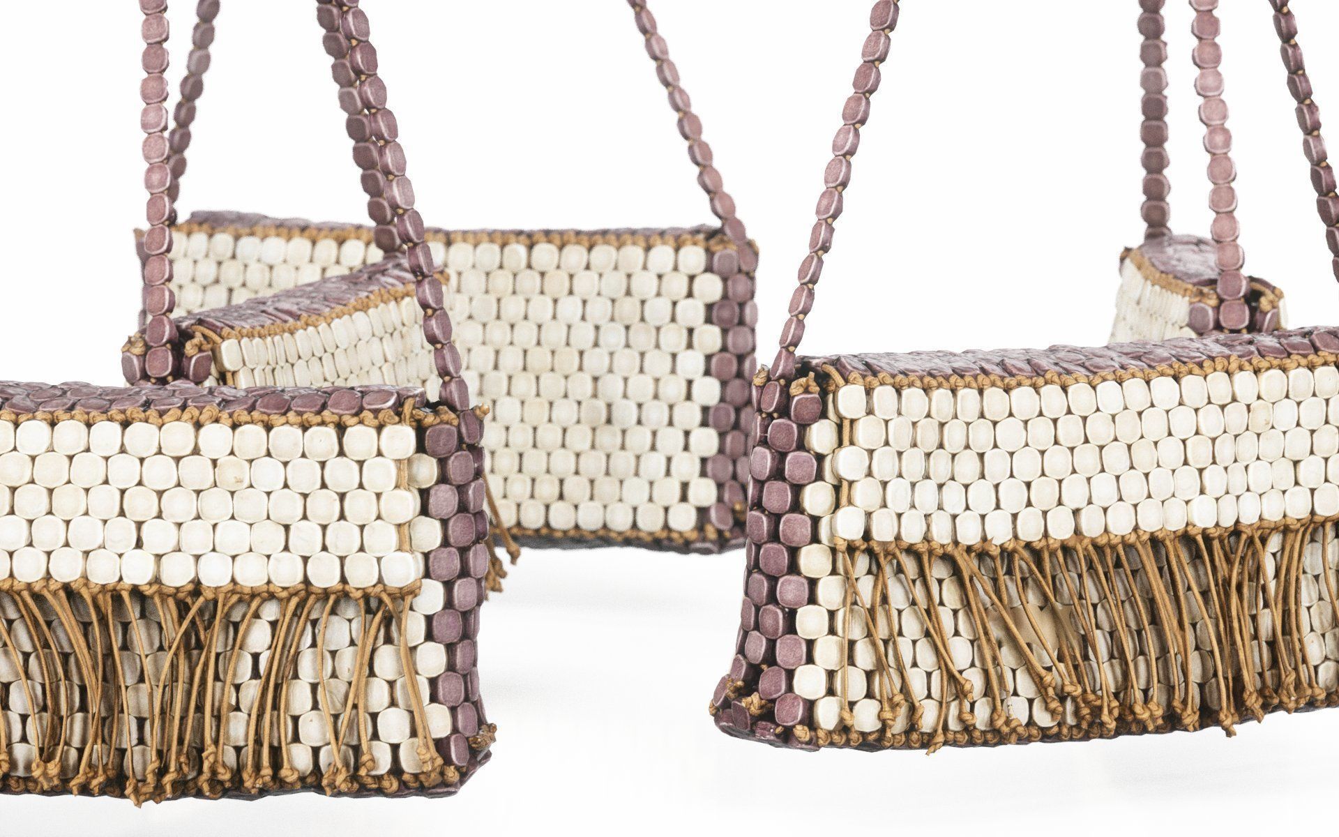 Decorated Handbag Low-poly 3D model_5