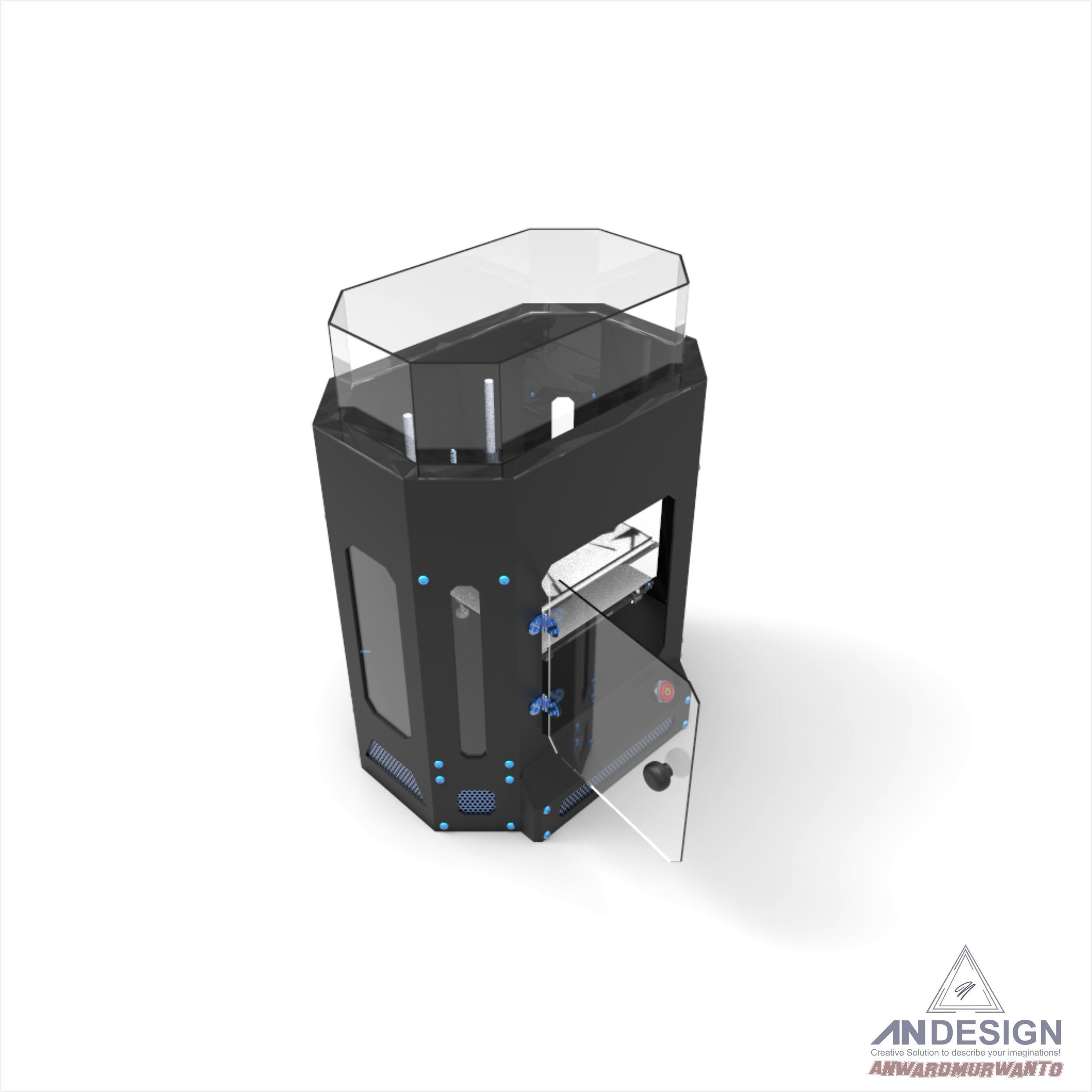 3D Printer Machine Design 3D print model_5