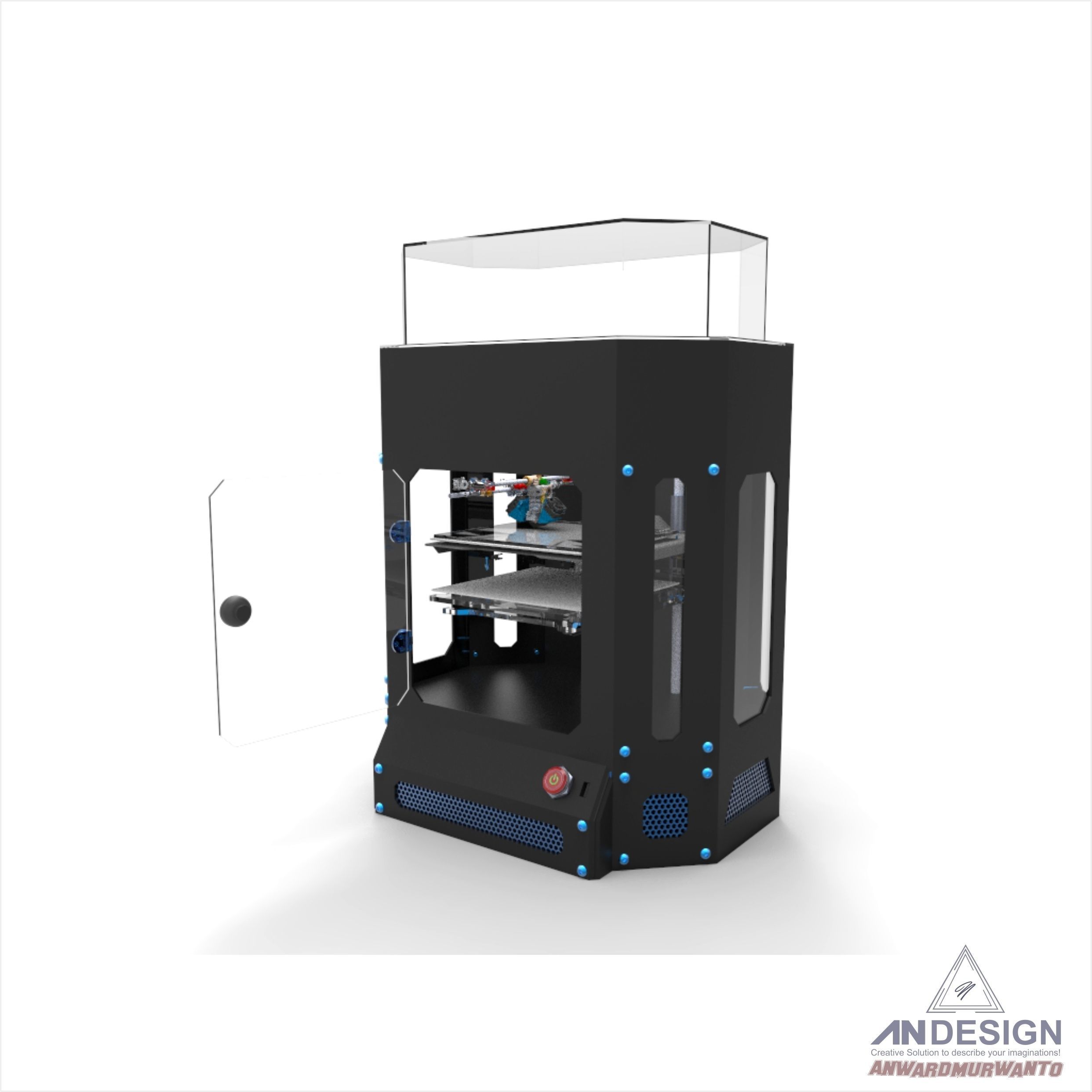 3D Printer Machine Design 3D print model_6
