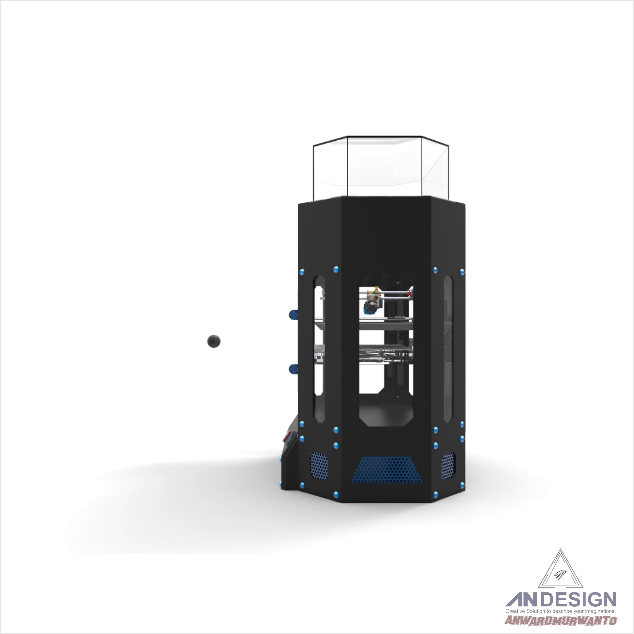 3D Printer Machine Design 3D print model_3